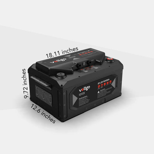 VoltGo Elite Series 51.2V 100Ah LiFePO₄ Battery