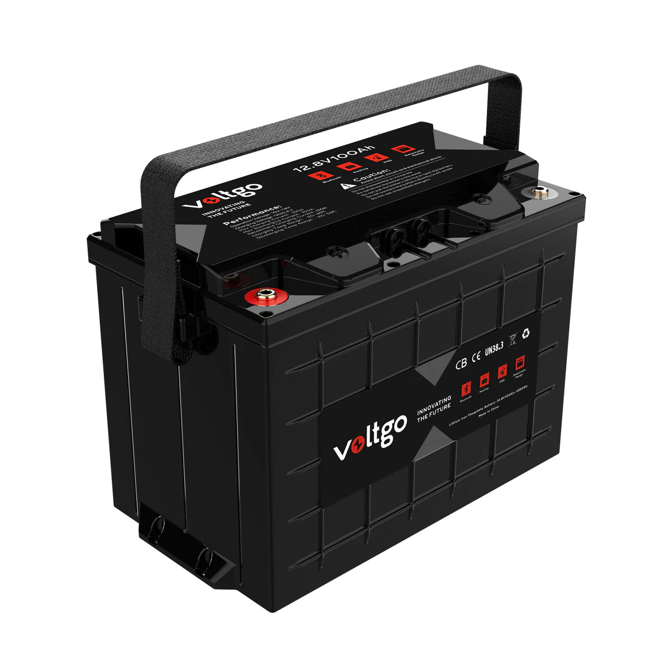 VoltGo Elite Series 12.8V 100Ah LiFePO₄ Battery